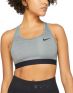 NIKE Sports Swооsh Band Nonpded Bra Grey - BV3900-084 - 1t