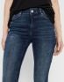 PIECES Delly Skinny Mid Rise Jeans Dark Blue Denim - 17106120/denim - 3t