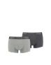 PUMA 2-Packs Basic Logo Boxers Black/Grey - 100000884-008 - 1t