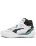 PUMA Playmaker Pro Mid Plus Basketball Shoes White/Multi - 379016-01 - 1t