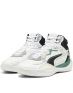 PUMA Playmaker Pro Mid Plus Basketball Shoes White/Multi - 379016-01 - 3t