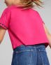 PUMA Power Tape Relaxed Fit Tee Pink - 673544-64 - 2t