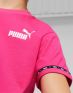 PUMA Power Tape Relaxed Fit Tee Pink - 673544-64 - 3t