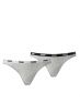 PUMA 2-Pack Iconic Bikini Slip Grey - 603031001-328 - 1t