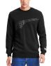 PUMA Avenir Graphic Crew Neck Sweater Black - 597046-01 - 1t