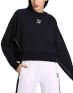 PUMA Classics Cropped Crew Sweater Black - 597637-01 - 1t