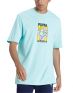 PUMA Downtown Graphic Tee Blue - 599181-33 - 1t