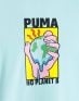 PUMA Downtown Graphic Tee Blue - 599181-33 - 4t