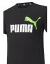 PUMA Essentials+ 2 Colour Logo Tee Black - 586985-86 - 3t