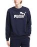PUMA Essentials Big Logo Sweatshirt Navy - 586678-06 - 1t