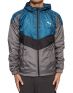 PUMA Reactive Tricot Linen Woven Jacket Grey/Blue - 518718-02 - 1t
