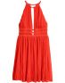 H&M Pleated Dress - 0463/red - 2t