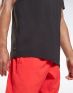 REEBOK Training Camo Allover Print T-Shirt Black - HA6313 - 4t