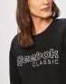 REEBOK Classics Fleece Sweatshirt Black - EB5149 - 4t