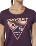 REEBOK CrossFit Neon Retro Easy Tee Violet - DU4596 - 4t