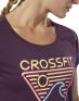REEBOK CrossFit Neon Retro Easy Tee Violet - DU4596 - 6t