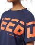 REEBOK Meet You There Graphic Tee Navy - EC2437 - 7t