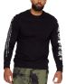 REEBOK Rc Sleeve Icons Crew Sweatshirt Black - DY8457 - 1t