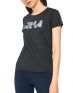 REEBOK Short Sleeve Heather Effect T-Shirt Black - DU4244 - 1t