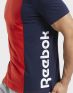 REEBOK Training Essential Linear Colour Block T-Shirt Red - FS8480 - 4t