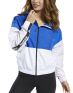 REEBOK Training Essentials Linear Logo Jacket White/Blue - FK6703 - 1t