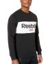 REEBOK Training Essentials Linear Logo Sweatshirt Black - EJ9863 - 4t
