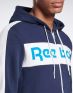 REEBOK Training Essentials Logo Hoodie Blue - FS8475 - 4t