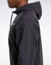 REEBOK Workout Ready Fleece Zip Up Jacket Black - FS8450 - 5t