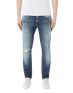 SELECTED Ripped Slim Fit Jeans Blue - 16046342/blue - 1t