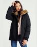 SUBLEVEL Fur Hoodie Jacket Black - D6029X44406A - 2t