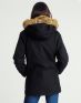 SUBLEVEL Fur Hoodie Jacket Black - D6029X44406A - 3t