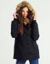 SUBLEVEL Fur Hoodie Jacket Black - D6029X44406A - 4t