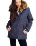SUBLEVEL Fur Hoodie Jacket Blue - D6029X44406A1 - 1t