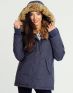 SUBLEVEL Fur Hoodie Jacket Blue - D6029X44406A1 - 3t