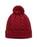 TIMBERLAND Cable Pom Pom Beanie Red - A1EGK-M49 - 1t