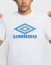 UMBRO Diamond Logo Tee White - UMTM0600-OGE - 3t