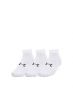 UNDER ARMOUR 3-Packs Essential Low Cut Socks White - 1365745-100 - 1t