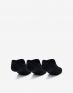 UNDER ARMOUR 3-Packs Essential Ultra Low Cut Socks Black - 1351784-002 - 2t