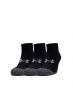 UNDER ARMOUR 3-Packs Heatgear Low Cut Socks Black - 1346753-001 - 1t