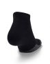 UNDER ARMOUR 3-Packs Heatgear Low Cut Socks Black - 1346753-001 - 4t
