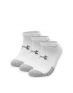 UNDER ARMOUR 3-Packs Heatgear No Show Socks White - 1346755-100 - 1t