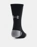UNDER ARMOUR 3-Packs Performance Tech Crew Socks Black/Grey - 1379512-002 - 2t