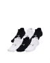 UNDER ARMOUR 6-Packs Essential No Show Socks Black/White - 1370542-003 - 1t