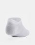 UNDER ARMOUR 6-Packs Essential No Show Socks White - 1370542-100 - 3t