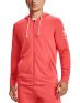UNDER ARMOUR Rival Terry Full Zip Hoodie Red - 1361606-690 - 1t