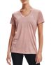 UNDER ARMOUR Tech V-Neck Tee Pink - 1258568-685 - 1t