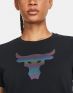 UNDER ARMOUR x Project Rock Night Shift Tee Black - 1380765-001 - 3t