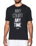 UNDER ARMOUR Any Court Any Time Tee Black - 1298352-001 - 1t