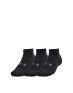 UNDER ARMOUR 3-pack Essential Low Cut Socks Black - 1365745-001 - 1t
