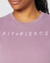 UNDER ARMOUR Fit+Fierce Graphic SS Tee Purple - 1345593-521 - 5t